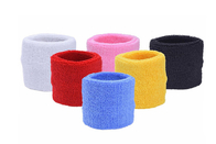 Eco Friendly Pink Terry Cloth Wristbands , Running Wrist Sweatbands Quick Delivery