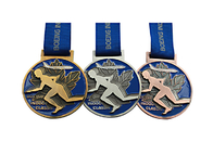 Blank Zinc Alloy Marathon Running Sports Gold Medals Custom Metal Award Medals