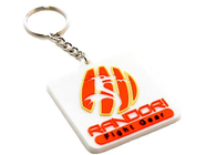 Hot Sale Promotional Animal Cartoon Text Injected 2D Soft Pvc Keychains