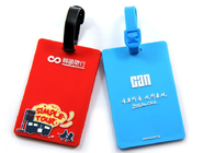 Delicate Design Custom Plastic Luggage Tags Easy Cleaning Promotional Gifts