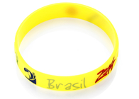 Nice FIFA World Cup Promotional Gifts Custom Silicone Rubber Wristbands