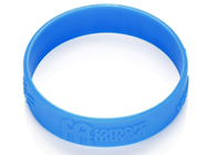 Lettering Raised Pure Color Friendship Custom Silicone Rubber Wristbands