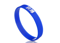 Logo 3D Imprinted Promotional Creatives Custom Silicone Rubber Wristbands