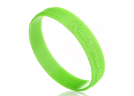 Eco Friendly Promotional Gifts Embossed Only Custom Silicone Rubber Wristbands