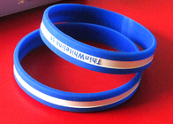 Eco Friendly Custom Silicone Rubber Wristbands Light Weight SGS Certification