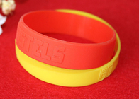 Minimalistic Pattern Custom Silicone Rubber Wristbands Without Deformation