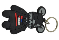 Custom Soft Rubber Keychain Fashion Key Holder 3D PVC Key Chains PVC Rubber Keychain