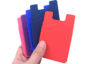 Promotional 3M Sticky Screen Cleaner Silicone Cell Phone Credit Card Holder