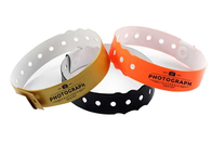 Admission Ticket Personalized Band Bracelets , Festival Plastic Wristbands PMS Colors