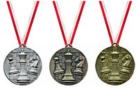 5cm Diameter Custom Award Medals , Premium Athletics Medals Resin Covering