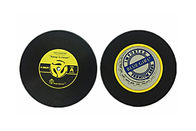 Non Slip Backing Business Promotional Products , Round Plastic Coasters Injection Logos