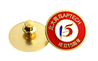 Round Shape Custom Lapel Pins Outer Diameter 3.5cm Plating / Painting Technics