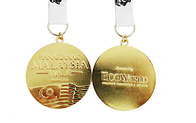 Antique Gold / Silver Copper Metal Award Medals Modern Pattern OEM / ODM Accepted