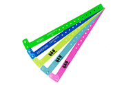 Events Custom Made Wristbands Colorful Printing ID Identification Function