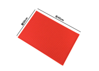 PMS Red Diy Bar Counter Rubber Mats Excellent Durability Tear Resistance