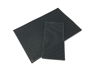 Black Printed Bar Counter Rubber Mats Fashionable Design 30*45cm Dimension