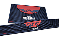 Extra Wide Bar Rubber Drink Mats Non Slippery Rectangle Shaped SGS Approved