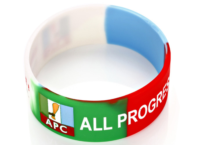 Africa Very Hot 205mm APC Color Filled Colorful Custom Silicone Rubber Wristbands