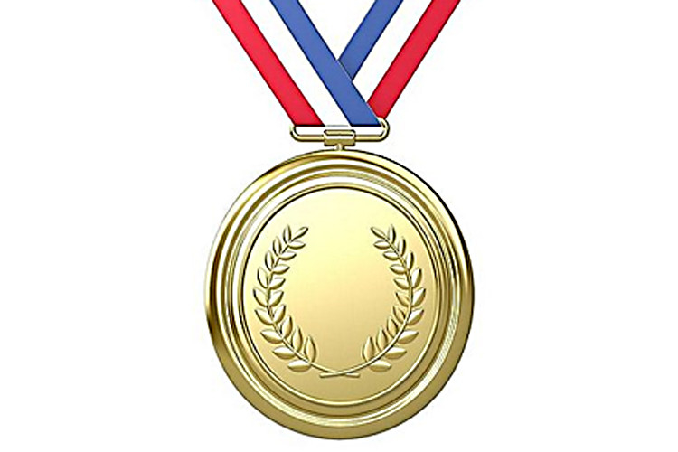 5cm Diameter Custom Award Medals , Premium Athletics Medals Resin Covering