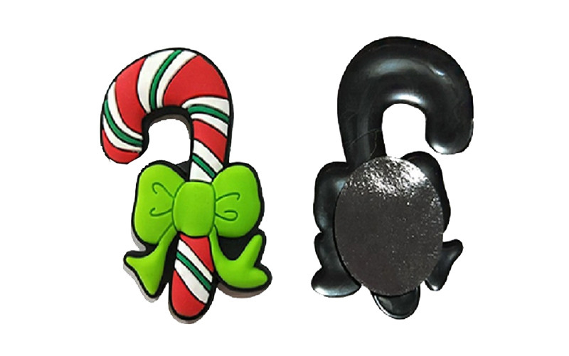 Christmas Series Rubber Refrigerator Magnets , Cute Fridge Magnets Injection Logo
